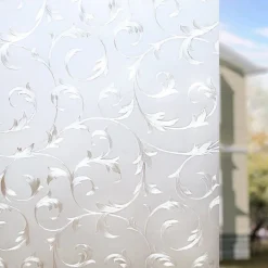 ROTOLO PELLICOLA PER FINESTRE DECORATIVA 3D OPACA DA 45CMX2M ADESIVA VETRO