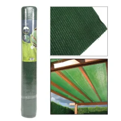 ROTOLO RETE OMBREGGIANTE VERDE FITTA 1.5X10 MT PROTEZIONE GIARDINI TERRAZZE 017066