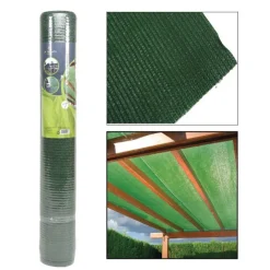 ROTOLO RETE OMBREGGIANTE VERDE FITTA 2 X 10 MT PROTEZIONE GIARDINI TERRAZZE 017067