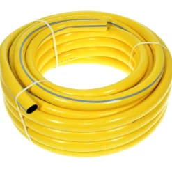 ROTOLO TUBO PER IRRIGAZIONE GIARDINO ACQUA 3 STRATI RETINATO GIALLO EURO