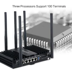 ROUTER DUAL BAND WIRELESS AC GIGABIT 6 ANTENNE 3 CPU COMPUTER WIFI CASA UFFICIO