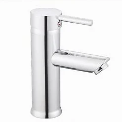 RUBINETTO BAGNO CROMATO LUCIDO MISCELATORE ORIENTABILE LAVABO A CANNA BASSA 87386