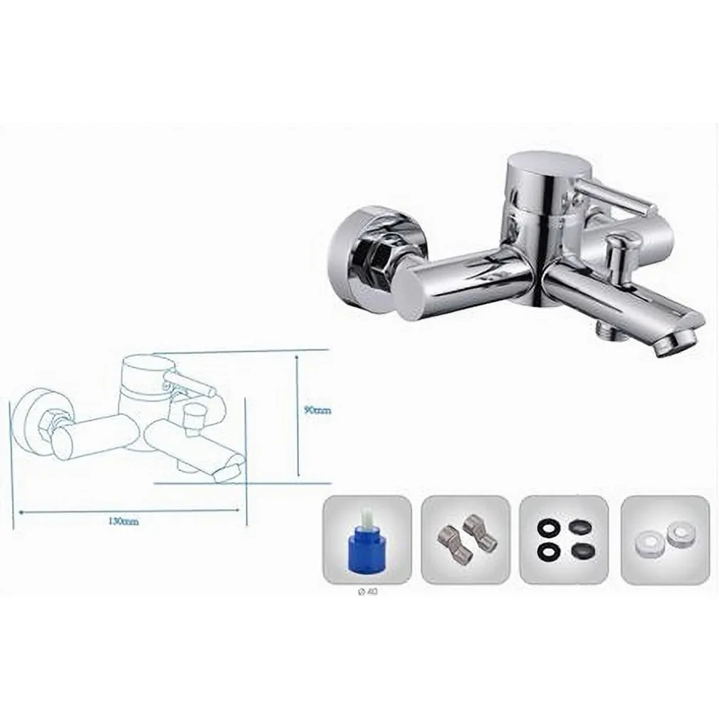 RUBINETTO BAGNO MODERNO CROMATO LUCIDO MISCELATORE ORIENTABILE PER VASCA 87390