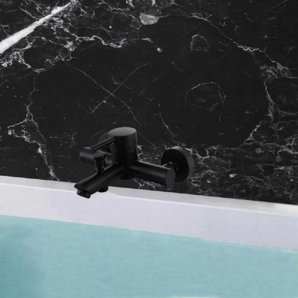 RUBINETTO BAGNO ULTRA MODERNO NERO OPACO MISCELATORE ORIENTABILE PER VASCA 87395