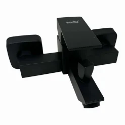 RUBINETTO BAGNO ULTRA MODERNO MISCELATORE ORIENTABILE PER VASCA NERO OPACO 87209