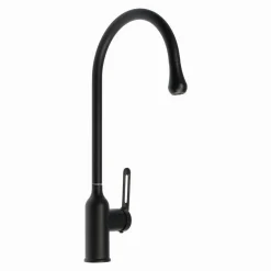 RUBINETTO CUCINA MISCELATORE LAVELLO CANNA ALTA MONOCOMANDO NERO SATINATO 87254