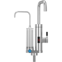 RUBINETTO DEPURATORE ELETTRICO ISTANTANEO CALDAIA ACQUA CALDA CON DISPLAY 3000 W
