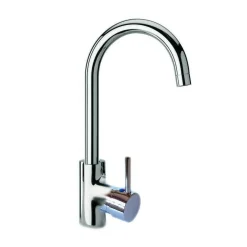 RUBINETTO LAVELLO CUCINA CANNA ALTA GIREVOLE 360° MISCELATORE MONOCOMANDO 69145