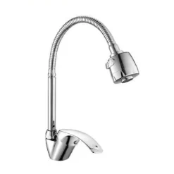 RUBINETTO MISCELATORE A CANNA ALTA FLESSIBILE DOCCETTA MODELLO NAPOLI 52333A