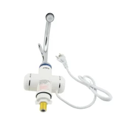 RUBINETTO MISCELATORE CALDAIA ELETTRICO ACQUA CALDA CON SPINA CUCINA BAGNO 3000W