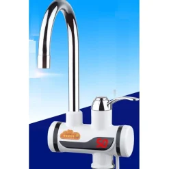 RUBINETTO MISCELATORE ELETTRICO CALDAIA ACQUA CALDA CON SPINA CUCINA BAGNO 3000W