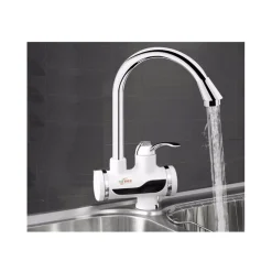 RUBINETTO MISCELATORE ELETTRICO CALDAIA ACQUA CALDA CON SPINA CUCINA BAGNO 3000W
