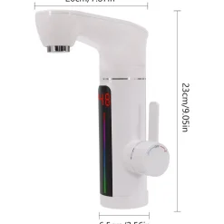 RUBINETTO MISCELATORE ELETTRICO CALDAIA ACQUA CALDA CON DISPLAY FO-J10