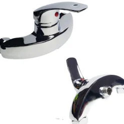 RUBINETTO MISCELATORE ESTERNO BARI CURVO ESY_52936  MONOCOMANDO RUBINETTERIA