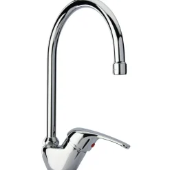 RUBINETTO MISCELATORE GIREVOLE MOBILE PER LAVANDINO LAVELLO CUCINA KIT MONTAGGIO