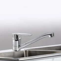 RUBINETTO MISCELATORE PER LAVELLO CUCINA CANNA LUNGA MODELLO LONDRA 52340A