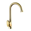 RUBINETTO MISCELATORE PER LAVELLO CUCINA CASA IN OTTONE DORATO 59365 COLORE ORO