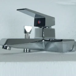 RUBINETTO MISCELATORE VASCA CUBICO ESY_52965 MONOCOMANDO MONOFORO RUBINETTERIA