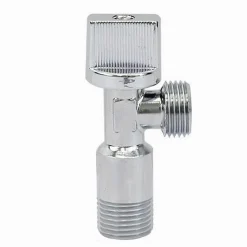 RUBINETTO SOTTOLAVABO CROMATO 1/2 1/2 SOTTO LAVANDINO 8CM CROMO VALVOLA 59985