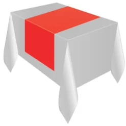 RUNNER STRISCIA PER TAVOLO TOVAGLIA ROSSA IN TNT CM 40X400 FESTE E PARTY