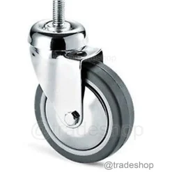 RUOTA GRIGIA CON PERNO TBF CEBORA DIAMETRO 60 80 100 125 PER CARRELLI PEESANTI