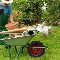 RUOTA PNEUMATICA PER CARRIOLA DIAMETRO DA 35CM IN GOMMA 3.50-8 MODELLO VESPA