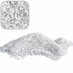 SABBIA GHIAIA QUARZO BIANCO GRANULOMETRIA MEDIA 4MM PER FONDALE ACQUARIO 300GR