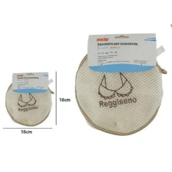 SACCHETTO A RETE LAVANDERIA LAVATRICE LAVAGGIO BIANCHERIA INTIMO REGGISENO 59114