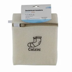 SACCHETTO A RETE LAVANDERIA LAVATRICE LAVAGGIO BIANCHERIA INTIMO CALZINI 59111