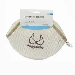SACCHETTO LAVANDERIA LAVATRICE LAVAGGI BIANCHERIA INTIMO REGGISENO 18X16CM 59113