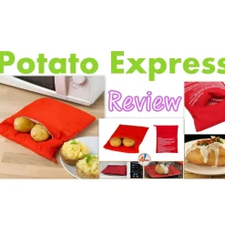 SACCHETTO PER COTTURA PATATE SACCO CUOCI AL FORNO A MICROONDE POTATO EXPRESS