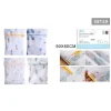 SACCHETTO PER LAVAGGIO RETE CON CERNIERA BIANCHERIA 50 X 60 CM A FANTASIA 58129