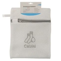 SACCHETTO RETE PER LAVANDERIA LAVATRICE 18X22 CM BIANCHERIA INTIMO CALZINI 59374