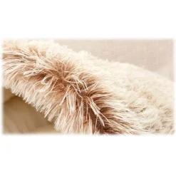 SACCO A PELO SEMI CHIUSO PELLICCIA SINTETICA MORBIDO PER GATTI CANI MARRONE 65CM