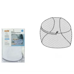 SACCO RETE FINE FORMA SFERICA SALVABIANCHERIA PROTEGGI BUCATO CON ZIP 25CM 59993