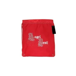 SAKKY BAG SACCO SCUOLA SPORT PALESTRA TEMPO LIBERO SACCA ANGELDEVIL ROSSO