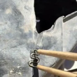 SALDATORE PER RIPARAZIONE PARAURTI PLASTICA AUTO CON GRAFFETTE CUCITRICE A CALDO