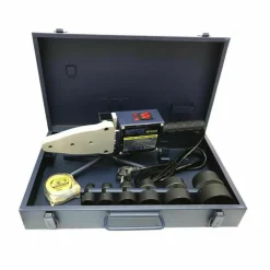 SALDATORE POLIFUSORE 800W PER SALDATURA TUBI PLASTICA PVC PVDF 6 MATRICI