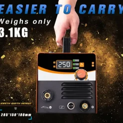 SALDATRICE MIG A FILO CONTINUO SENZA GAS 120A FUNZIONE MMA PER BOBINA DA 1KG