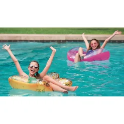 SALVAGENTE 91 CM GLITTER CIAMBELLA GONFIABILE DA MARE PISCINA STELLA CUORE 36141