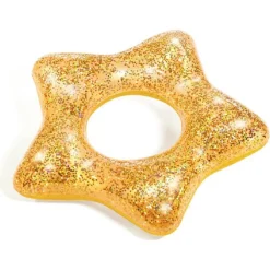SALVAGENTE 91 CM GLITTER CIAMBELLA GONFIABILE DA MARE PISCINA STELLA CUORE 36141