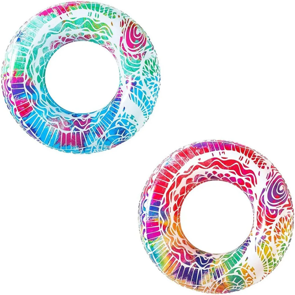 SALVAGENTE COLORATO 91CM CON MANIGLIE PISCINA MARE ESTATE COLORI ASSORTITI 36084B