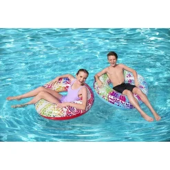 SALVAGENTE COLORATO 91CM CON MANIGLIE PISCINA MARE ESTATE COLORI ASSORTITI 36084B