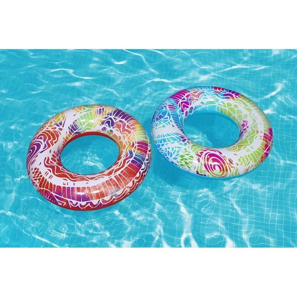 SALVAGENTE COLORATO 91CM CON MANIGLIE PISCINA MARE ESTATE COLORI ASSORTITI 36084B