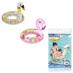 SALVAGENTE GONFIABILE 61CM PER BAMBINI SHIMMER N'FLOAT CIAMBELLA ASSORTITI 36306