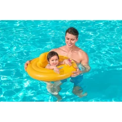 SALVAGENTE GONFIABILE GALLEGGIANTE A MUTANTINA PER BAMBINI ROTONDO 69CM SWIM SAFE 32096