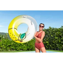 SALVAGENTE GONFIABILE GALLEGGIANTE GRAFICA LIMONE FRESH SQUEEZE LEMON CON MANIGLIE 36448