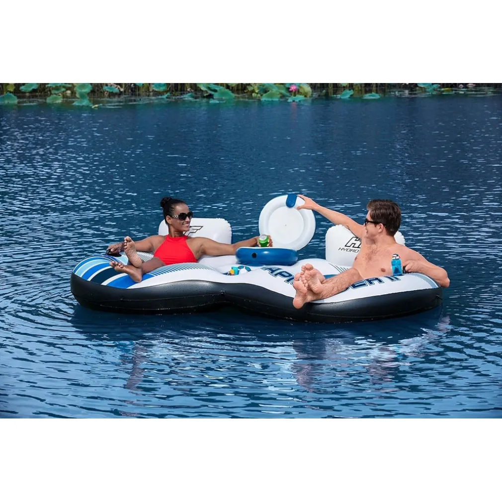 SALVAGENTE POLTRONA GONFIABILE GALLEGGIANTE RAPID RIDER 2 POSTI 251X132 CM 43113