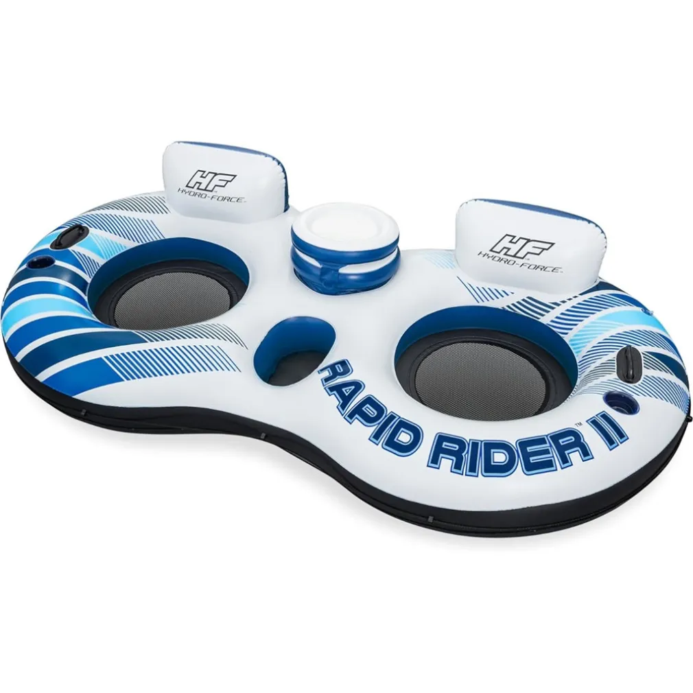 SALVAGENTE POLTRONA GONFIABILE GALLEGGIANTE RAPID RIDER 2 POSTI 251X132 CM 43113