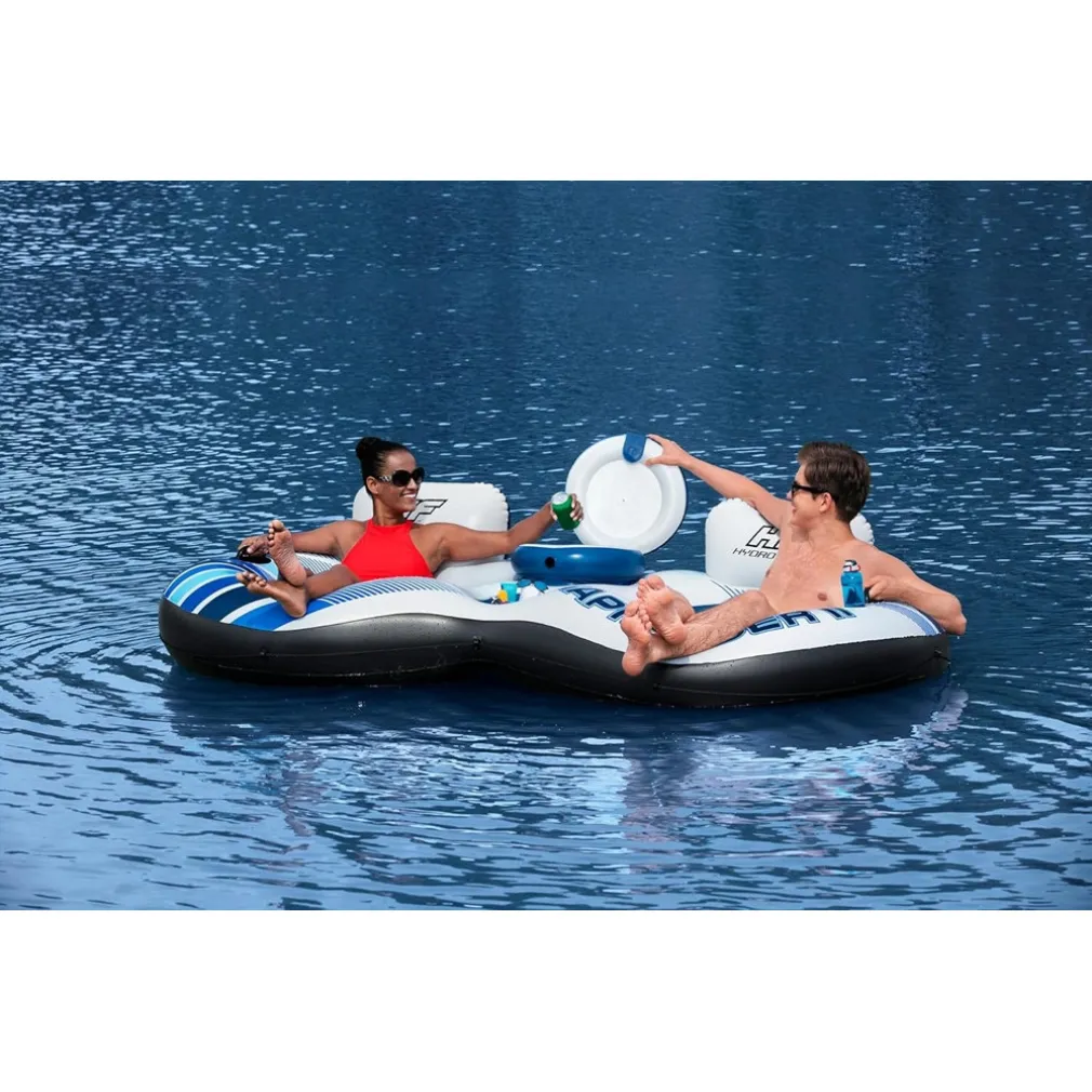 SALVAGENTE POLTRONA GONFIABILE GALLEGGIANTE RAPID RIDER 2 POSTI 251X132 CM 43113